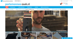 Desktop Screenshot of portemonnee-zaak.nl